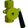 Pressure gauge valve Type 344 brass inspection flange internal thread